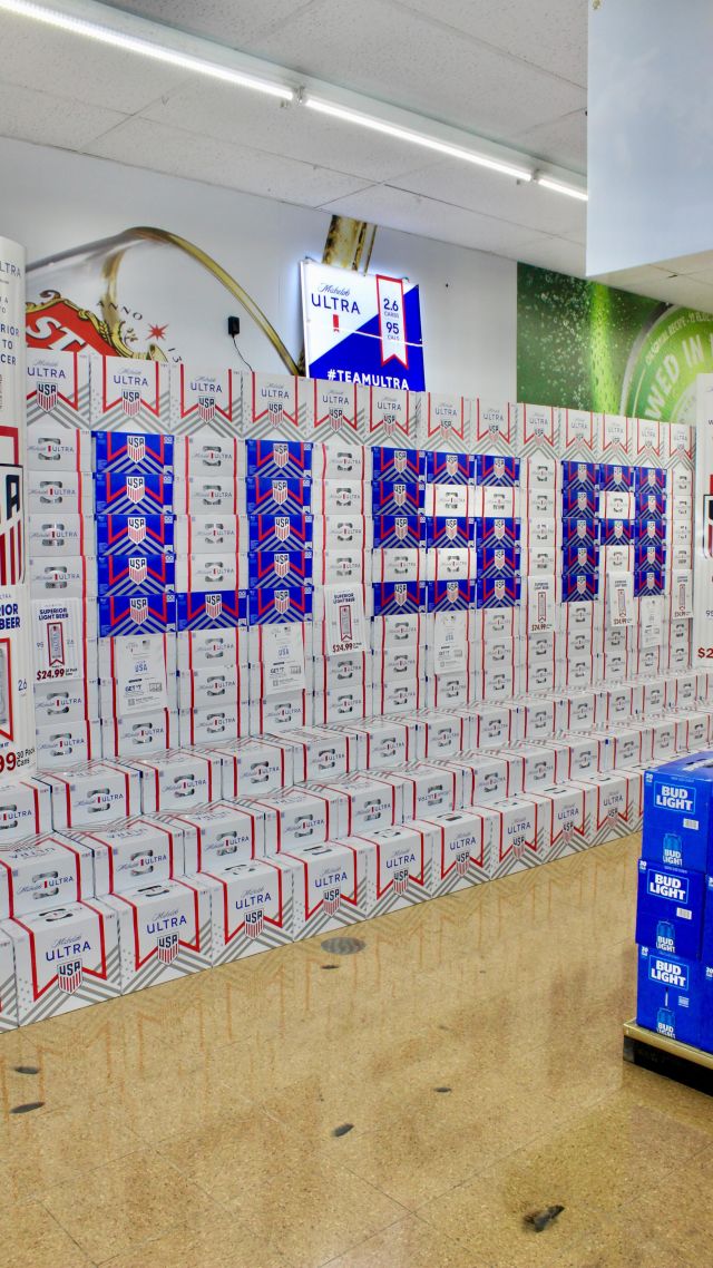 Cheers to an incredible partnership! 

Michelob ULTRA is proud to sponsor the USA Olympics. Check out the impressive display our Beechwood Off Premise team created to celebrate this collaboration. 

Thanks for choosing ULTRA during the games!

#USAolympics #OlympicPartner #MichelobULTRA